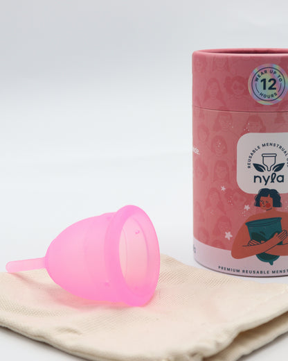 Nyla Menstrual Cup with bag